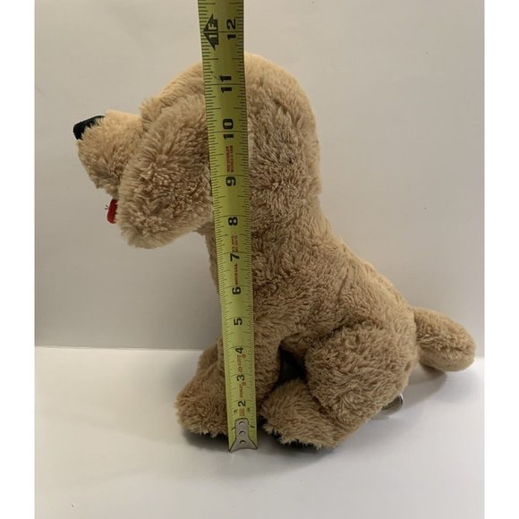 Ben Ben Plush Stuffed Animal Toy Puppy Dog Panting Tongue Embroidered Eyes - Picture 10 of 12